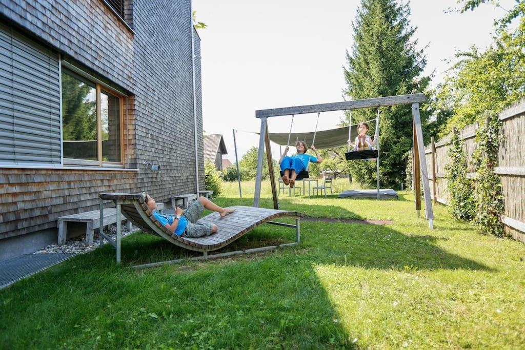 Gartenwohnung Mit 3 Schlafzimmer In Klaus Klaus  المظهر الخارجي الصورة